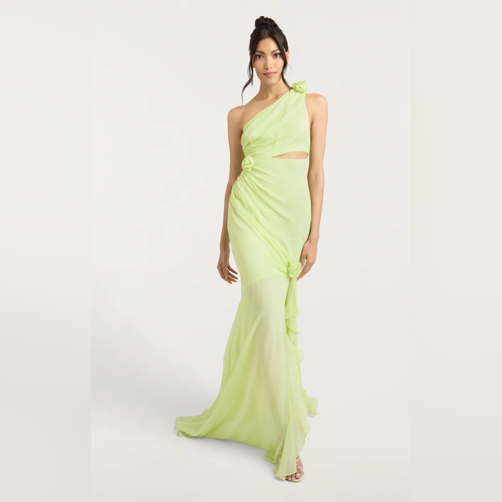 Cinq a Sept Kaleb Gown Pistachio